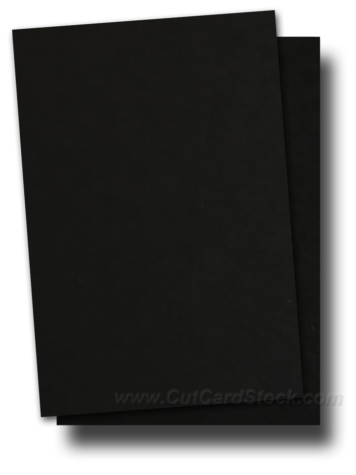 Basis Black 80 lb Card Stock -25 pk