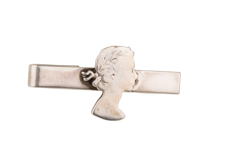 Queens Head Tie Clip